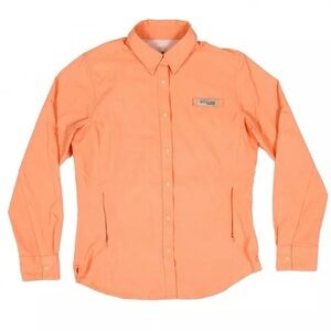 Columbia Women’s Tamiami II Roll Tab Sleeve UPF30 Shirt Large Fishing Hiking NWT